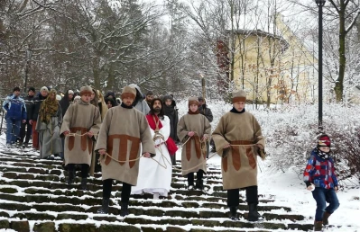 Inscenizacja Drogi Pojmania na Kalwarii Wejherowskiej