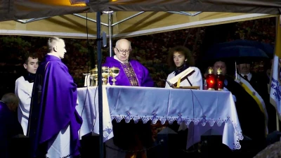Dzień Zaduszny - nabożeństwo na starym cmentarzu w Wejherowo