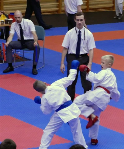 Międzynarodowe zawody karate w Bolszewie - fot. Leszek Spigarski