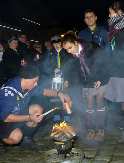 Betlejemskie Światło Pokoju - Wejherowo 2015 fot. Leszek Spigarski