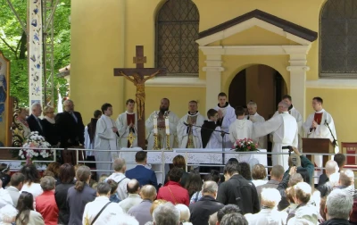 Uroczystości odpustowe na Kalwarii (fot. Leszek Spigarski)
