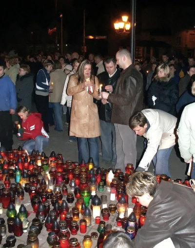 Młodzież Papieżowi 2005 rok - fot. Leszek Spigarski