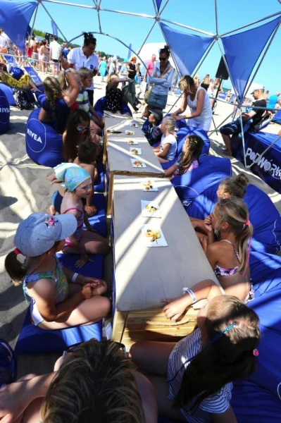 Podwórko NIVEA na plaży we Władysławowie,14- 16 lipca 2017