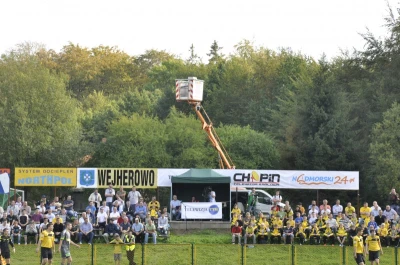 Ekipa TTM podczas realizacji meczu Gryf - Korona