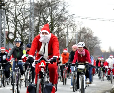 Mikołaje na rowerach w Trójmieście