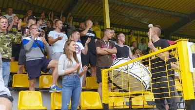 Gryf Wejherowo pokonany na własnym boisku.Fot. Leszek Spigarski.