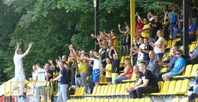 Gryf Wejherowo - Warta Poznań  0 : 1 na Wzgórzu Wolności. Fot. Leszek Spigarski.