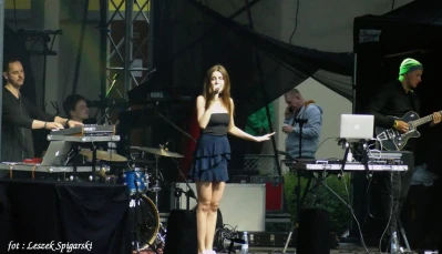 Monika Lewczuk na Światowym Zjeżdzie Kaszubów Rumia 2017 fot. Leszek Spigarski