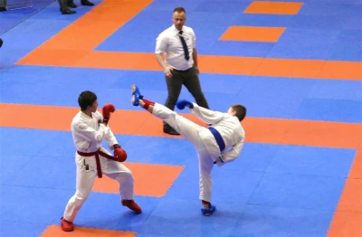 Międzynarodowe zawody karate w Bolszewie - fot. Leszek Spigarski