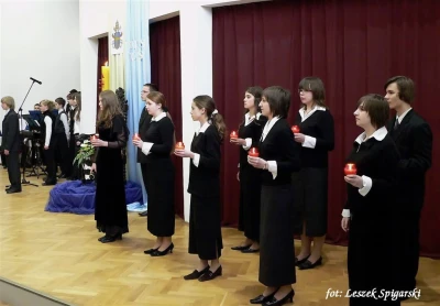 Rocznica nadania imienia Jana Pawła II Samorządowemu Gimnazjum w Bolszewie