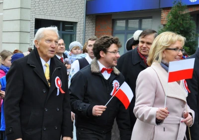 Biało-czerwona parada niepodległościowa w Wejherowie
