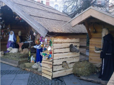 Szopka Bożonarodzeniowa na pl. Jakuba Wejhera fot. Leszek Spigarski