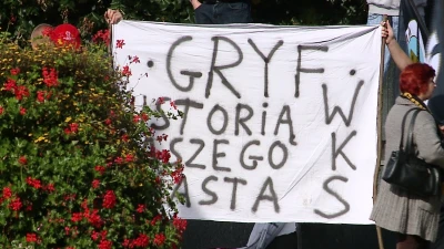Manifestacja w obronie Gryfa Orlex
