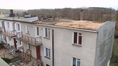 Wichura zerwała dach w Gościcinie