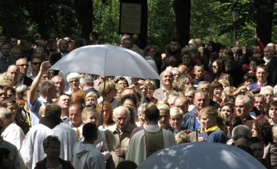 Uroczystości odpustowe na Kalwarii fot. Leszek Spigarski