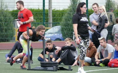 Wejher Cross Games 2017, półfinał – sanie i kamizelka, fot. Leszek Spigarski