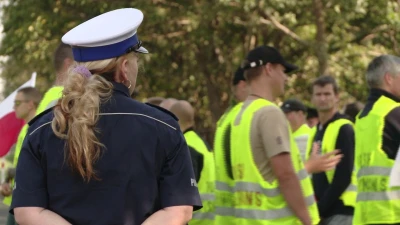 Protest rybaków na krajowej szóstce