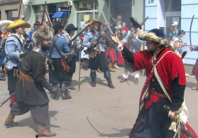 Rekonstrukcja historyczna w Wejherowie fot. Leszek Spigarski