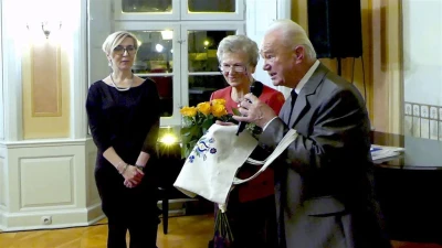 Benefis Edmunda Szymikowskiego w Muzeum PiMK-P – 65 lat z haftem kaszubskim. Fot – Leszek Spigarski