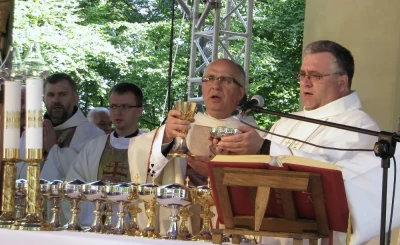 Uroczystości odpustowe na Kalwarii fot. Leszek Spigarski