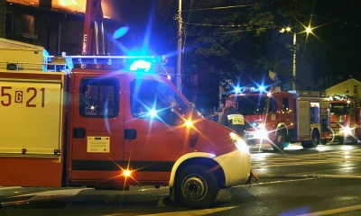 Wielki pożar w Gdańsku. Spłonęła zabytkowa zajezdnia