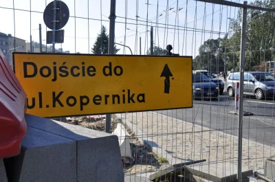 Trwa przebudowa układu drogowego węzła Św. Maksymiliana