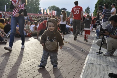 Mecz Hiszpania-Włochy. Tłumy w Fan Zone