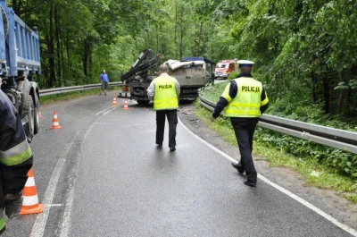 Wejherowo: Zderzenie samochodów ciężarowych