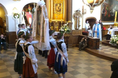Pielgrzymi z Kościerzyny, Przodkowa, Żukowa i Grzybna dotarli do Wejherowa fot. Leszek Spigarski