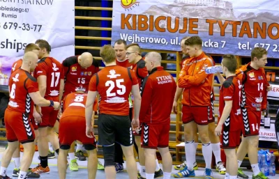 Tytani Wejherowo pokonani przez SMS ZPRP Gdańsk 27 : 32 - fot. Leszek Spigarski
