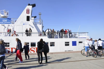 Tramwajem wodnym na Półwysep Helski