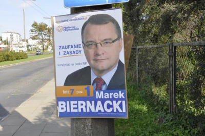 Plakaty wyborcze zasypały trójmiasto