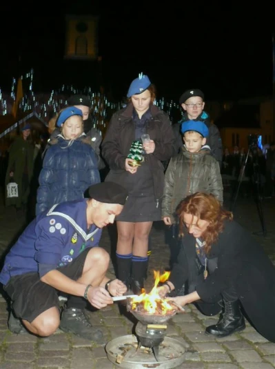 Betlejemskie Światło Pokoju - Wejherowo 2015 fot. Leszek Spigarski