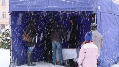 Protest przeciwników ACTA w Wejherowie