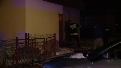 Palił się budynek socjalny w Wejherowie