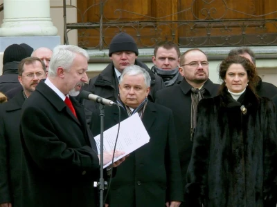 Prezydent Lech Kaczyński w Wejherowie - 2009 rok