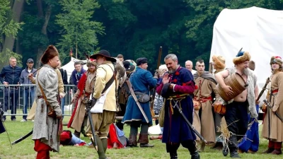 Rekonstrukcja historyczna 2017. Bitwa o taborowy wóz kupiecki - fot. Leszek Spigarski