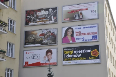 Plakaty wyborcze zasypały trójmiasto