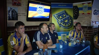 Spotkanie Arki Gdynia z kibicami w Wejherowie