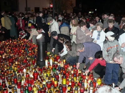 I rocznica śmierci Ojca Świętego Jana Pawła II fot. Leszek Spigarski