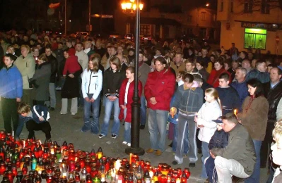 Młodzież Papieżowi 2005 rok - fot. Leszek Spigarski