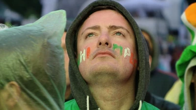 Wspólne kibicowanie Irlandczyków i Hiszpanów