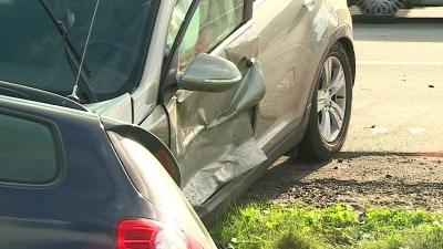 Gnieżdżewo. Wypadek na skrzyżowaniu.