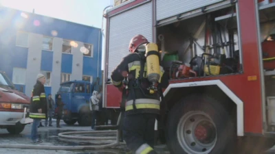 Wejherowo: Pożar w Klubie Olimp