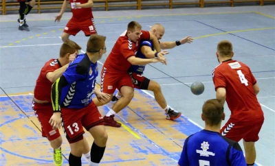 KS Tytani Wejherowo - Sambor Tczew  25 : 28, 7.10.2017, fot. Leszek Spigarski