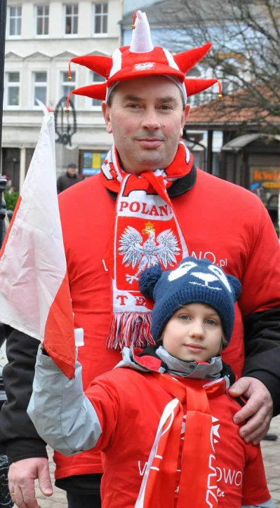 Biało-czerwona parada niepodległościowa w Wejherowie