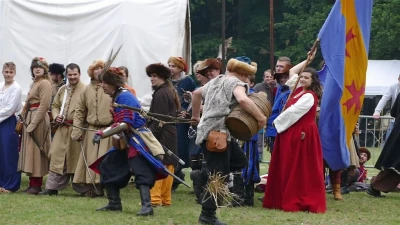 Rekonstrukcja historyczna 2017. Bitwa o taborowy wóz kupiecki - fot. Leszek Spigarski