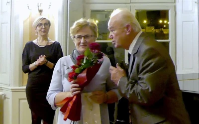 Benefis Edmunda Szymikowskiego w Muzeum PiMK-P – 65 lat z haftem kaszubskim. Fot – Leszek Spigarski