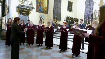 Koncert muzyki pasyjnej w Kolegiacie (31.03.2017) – fot. Leszek Spigarski