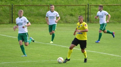 Gryf Wejherowo - Warta Poznań  0 : 1 na Wzgórzu Wolności. Fot. Leszek Spigarski.